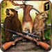 ロゴ Wild Hunter Jungle Shooting 3d 記号アイコン。