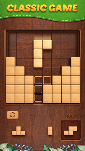 Image 3Wood Block Puzzle 3d Icône de signe.