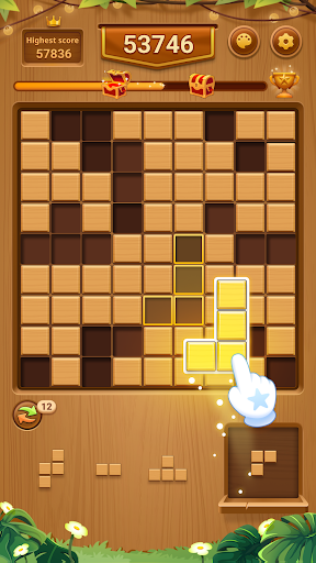 Image 1Wood Block Puzzle Sudokujigsaw Icône de signe.