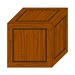 Logotipo Wood Box Icono de signo