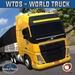 Le logo World Truck Driving Simulator Icône de signe.