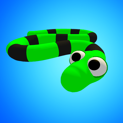 Le logo Wriggly Snake Icône de signe.