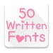Logo Written Fonts 50 Icon