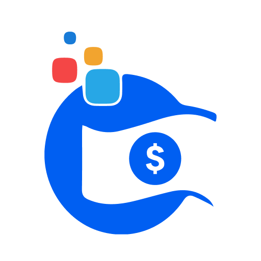 Le logo Yocoins Earn Money Online Icône de signe.