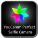 Le logo Youcamm Perfect Selfie Camera Icône de signe.