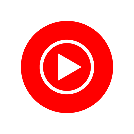ロゴ Youtube Music 記号アイコン。