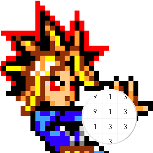 Logo Yugipix Color By Number Cards Icon