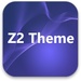Le logo Z2 Theme Icône de signe.