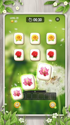 图片 6Zen Blossom Flower Tile Match 签名图标。