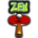 商标 Zen Table Tennis Lite 签名图标。