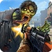 Le logo Zombie Shooter 3d Icône de signe.