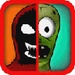 ロゴ Zombie Vs Death 記号アイコン。