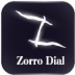 ロゴ Zorro Dial 記号アイコン。
