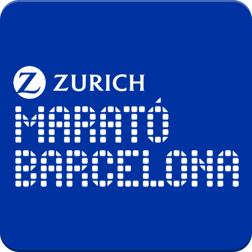 商标 Zurich Marató Barcelona 签名图标。