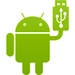 ロゴ Android File Transfer 記号アイコン。