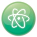 Le logo Atom Icône de signe.