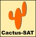 Le logo Cactus Sat Icône de signe.
