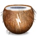 ロゴ coconutBattery 記号アイコン。