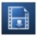 ロゴ Flash Video Downloader 記号アイコン。