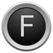 ロゴ Focuswriter 記号アイコン。