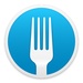 Le logo Fork Icône de signe.