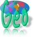 Le logo Geoedu Icône de signe.