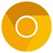 商标 Google Chrome Canary 签名图标。
