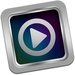 Le logo Macgo Free Mac Media Player Icône de signe.
