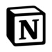 Le logo Notion Icône de signe.