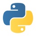 ロゴ Python 記号アイコン。