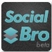 Le logo Socialbro Icône de signe.