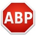 商标 Adblock Plus For Chrome 签名图标。