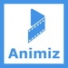 ロゴ Animiz 記号アイコン。