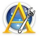 Le logo Ares Fix Icône de signe.