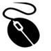 ロゴ Auto Mouse Clicker By Autosofted 記号アイコン。