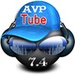 Le logo Avptube Music Video Downloader Icône de signe.