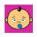 ロゴ Babymaker 記号アイコン。