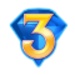 Le logo Bejeweled 3 Icône de signe.
