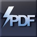 Le logo Bolt Free Pdf Printer Icône de signe.