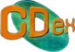 Le logo Cdex Icône de signe.