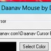 Le logo Daanav Mouse Icône de signe.