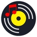 ロゴ Dj Music Mixer 記号アイコン。