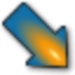 Le logo Downthemall Icône de signe.