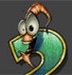 ロゴ Earthworm Jim 記号アイコン。