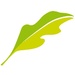 Le logo Ecofont Icône de signe.