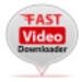 Logotipo Fast Video Downloader Icono de signo