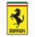 Le logo Ferrari Virtual Race Icône de signe.