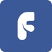 Le logo Free Facebook Video Download Icône de signe.
