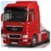Le logo German Truck Simulator Icône de signe.