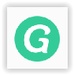 Le logo Grammarly For Chrome Icône de signe.
